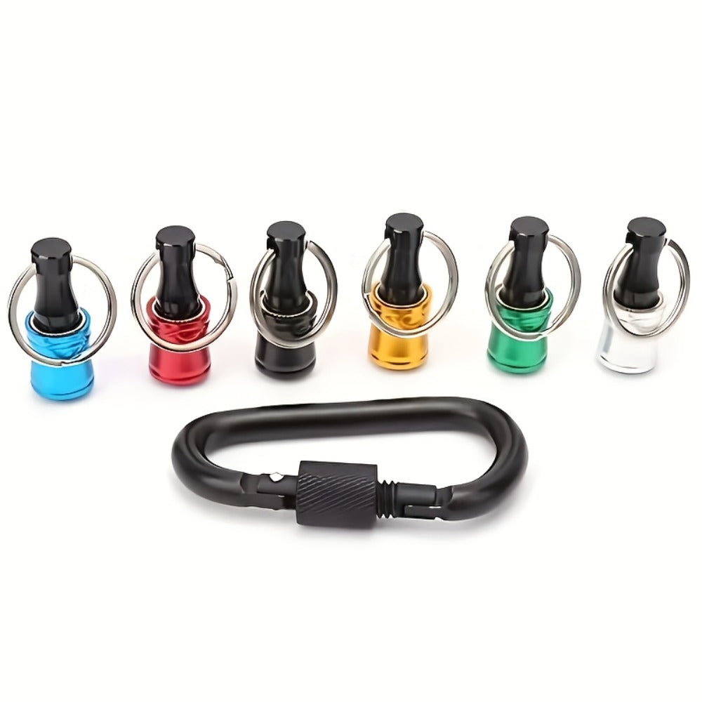Magnetic Drill Bit Keychain Set Funny Novelty Trick Tool Gift for Men Dad Husband Him for Entryways, Bedrooms and Living Spaces
