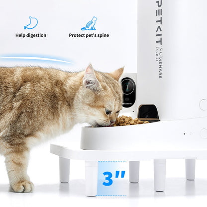Elevated Pet Bowl Stand Compatible with PETKIT Feeder – 3 Inch Height Raising Bracket for Cats & Dogs, Reduces Neck Strain