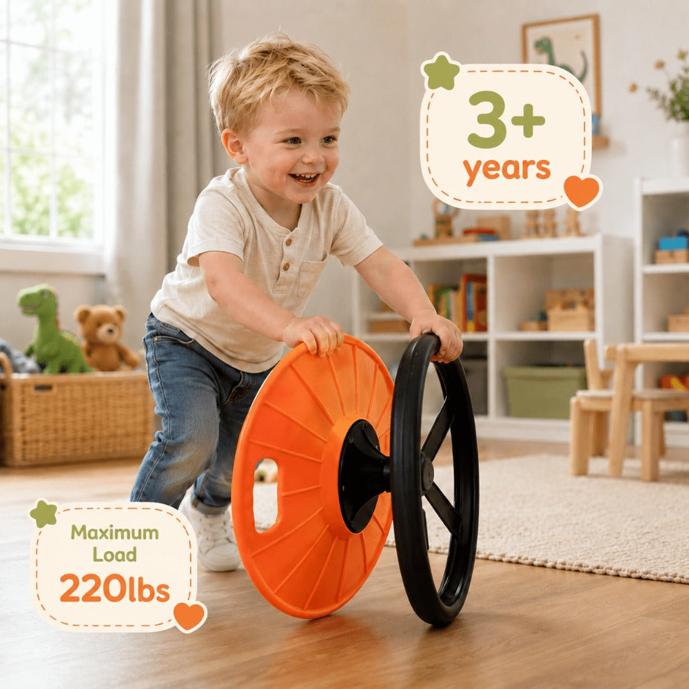 Sensory Spinning Chair for Kids, Autism & ADHD Therapy Spin Seat, Durable Plastic & Metal, Enhances Coordination & Attention