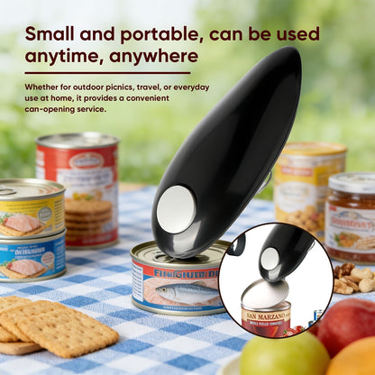 Electric Can Opener One Touch – Hands Free for Seniors & Arthritis, Kitchen & Camping Gift