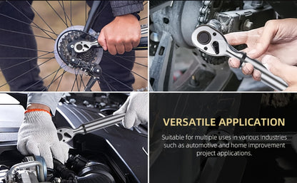 Digital Torque Wrench – 1/2" & 3/8" Drive, ±1% Accuracy, LED & Buzzer Alert, 4 Units, 500 Data Sets, Preset P1-P8