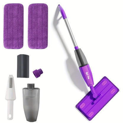 Kids Spray Mop Toy with Water Sprayer, Pretend Play Housekeeping Kit for Floor Cleaning, STEM Educational Toy
