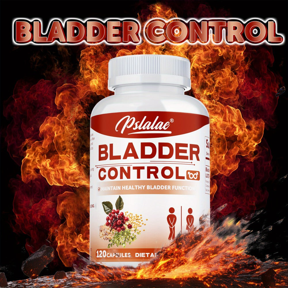 Bladder Control Capsules with Cranberry, Pumpkin Seed & Soy Germ, Urinary Tract Health & Night-time Support Supplement for Women & Men