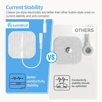 Portable TENS and EMS Handheld Stimulator with 16, 20 or 24 Mode Controller Options and Four Pads