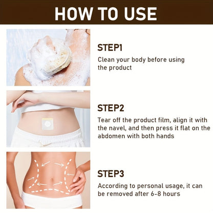 Belly Button Firming Patches 60 Pcs – Bee Venom Natural Botanical Navel Patches with Long-Lasting Adhesion