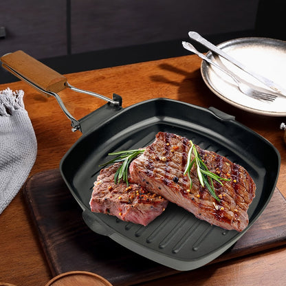 Non-Stick Cookware Set 4pcs Aluminum Frying Pan Kitchen Cooking Set Even Heat Distribution for Home Cooking, Dining and Outdoor Meals
