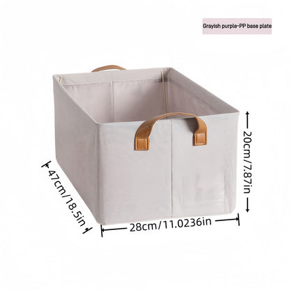 Large Fabric Storage Baskets with Handles 2 Pack Foldable Collapsible Storage Bins for Closet for Entryways, Bedrooms and Living Spaces