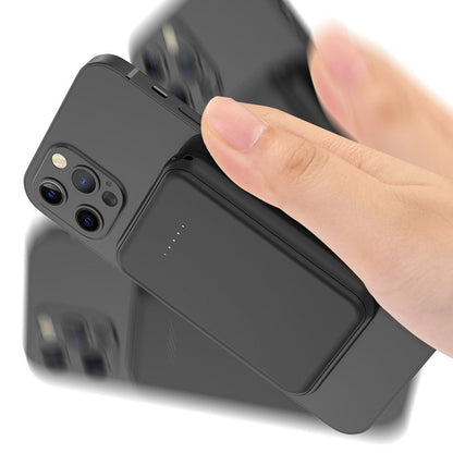 Power Bank Magnetic 5000mAh or 10000mAh with 5W Wireless Charging, LED Display and Dual Inputs
