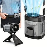 portable fan +black+zhijia