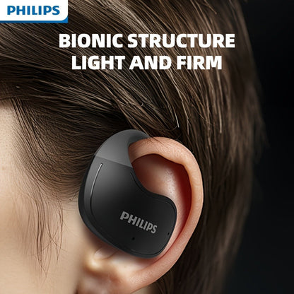 True Wireless Earbuds Philips TAT2708 Open-Earhook Set with Call Noise Reduction, Touch Controls and USB-C Case