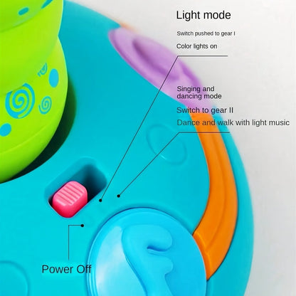Caterpillar Saxophone Toy for Kids with LED Lights & Music - Electric Musical Instrument for Toddlers