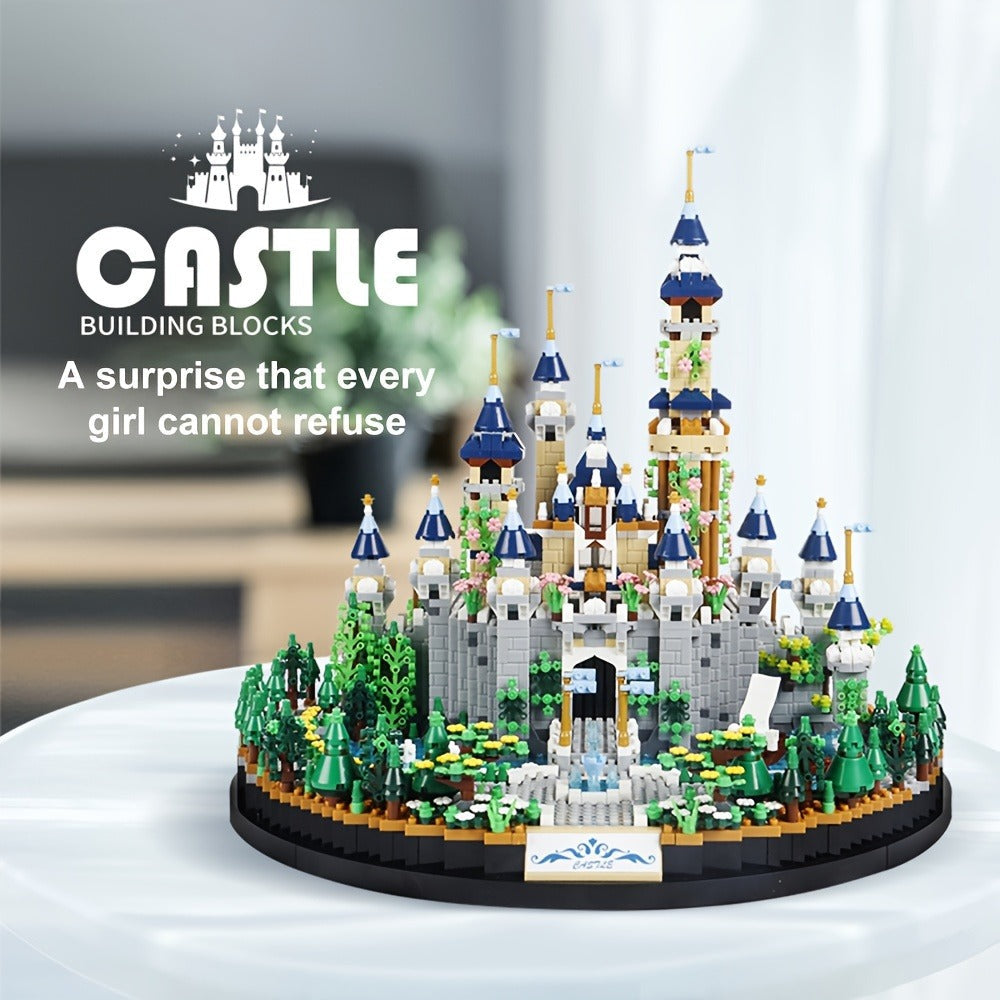 3600PCS Princess Castle Building Blocks Fairytale Palace STEM Micro Brick Architecture Kit for Girls Ages 8+