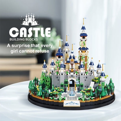 3600PCS Princess Castle Building Blocks Fairytale Palace STEM Micro Brick Architecture Kit for Girls Ages 8+