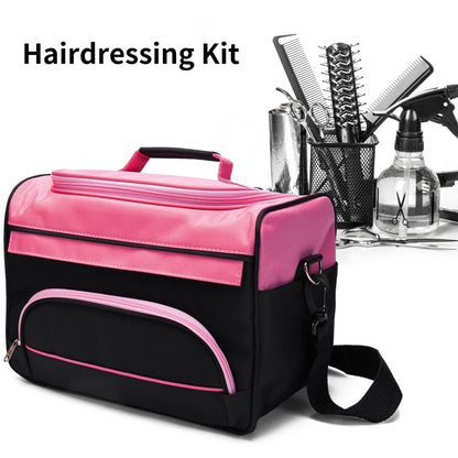 Hairdresser Tool Bag Multi-Functional Salon Styling Organizer with Adjustable Strap Large Capacity Hair Makeup Artist Case for Professionals