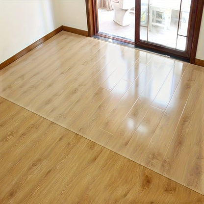 Clear PVC Floor Protector Mat with 29 Rectangular Size Options, Including 1.5mm Formats up to 44 x 120 Inches