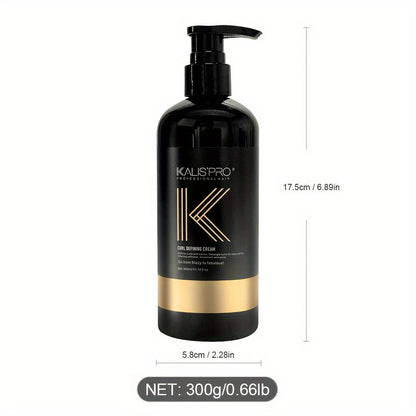 Men's Curl Cream Sulfate-Free 10.14oz – Frizz Control Styling Cream for Wavy & Curly Hair | Controlled Hold
