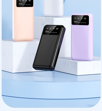 65000mAh Portable Power Bank with LED Display USB Charger for iPhone 17 16 15 14 13 12 11 XS Android Phones Tablets
