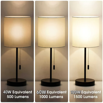 3-Way LED Light Bulb A19 40 60 100W Equivalent 1500 Lumens E26 Base – Soft White 2700K & Daylight 5000K Three-Way Bulb for Bedroom Living