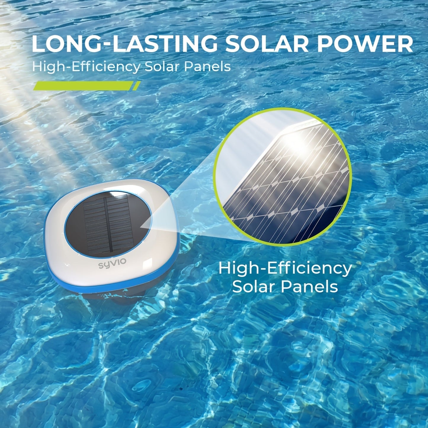 Solar Pool Ionizer for Garden, Patio and Yard Use, with the Listed Configuration, for Everyday Use and Organized Storage