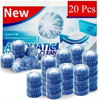 Mesh-Wrapped Toilet Bowl Cleaner Tablets in Blue, Pink or Three-Color 20- and 40-Pack Checkout Options