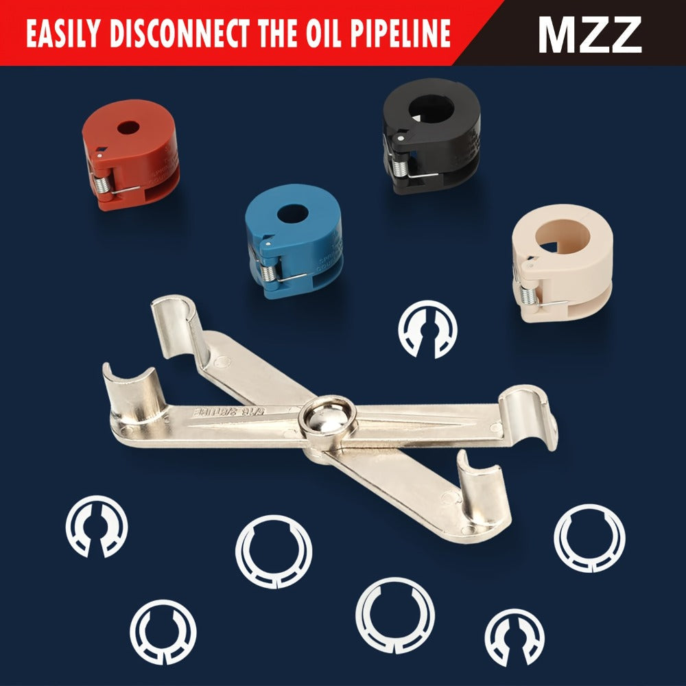 Fuel Line Disconnect Tool Kit 26pcs – Master Quick Disconnect Set with AC & Transmission Disconnect Pliers for Fuel Line Removal