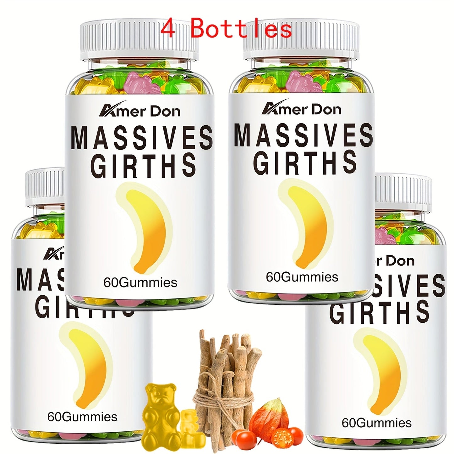 Ashwagandha Gummies for Women & Men, KSM-66 Stress, Energy & Hormonal Balance Supplement, Premium Active Formula