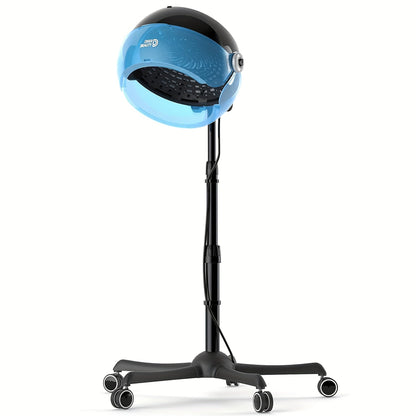 Ionic Floor-Standing Hooded Hair Dryer 1875W, Adjustable Height Professional Salon Hood Dryer for Deep