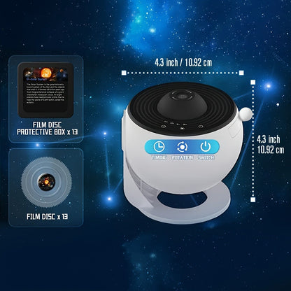 Star Projector Galaxy Aurora Night Light, 13-in-1 Planetarium Projector for Bedroom for Entryways, Bedrooms and Living Spaces