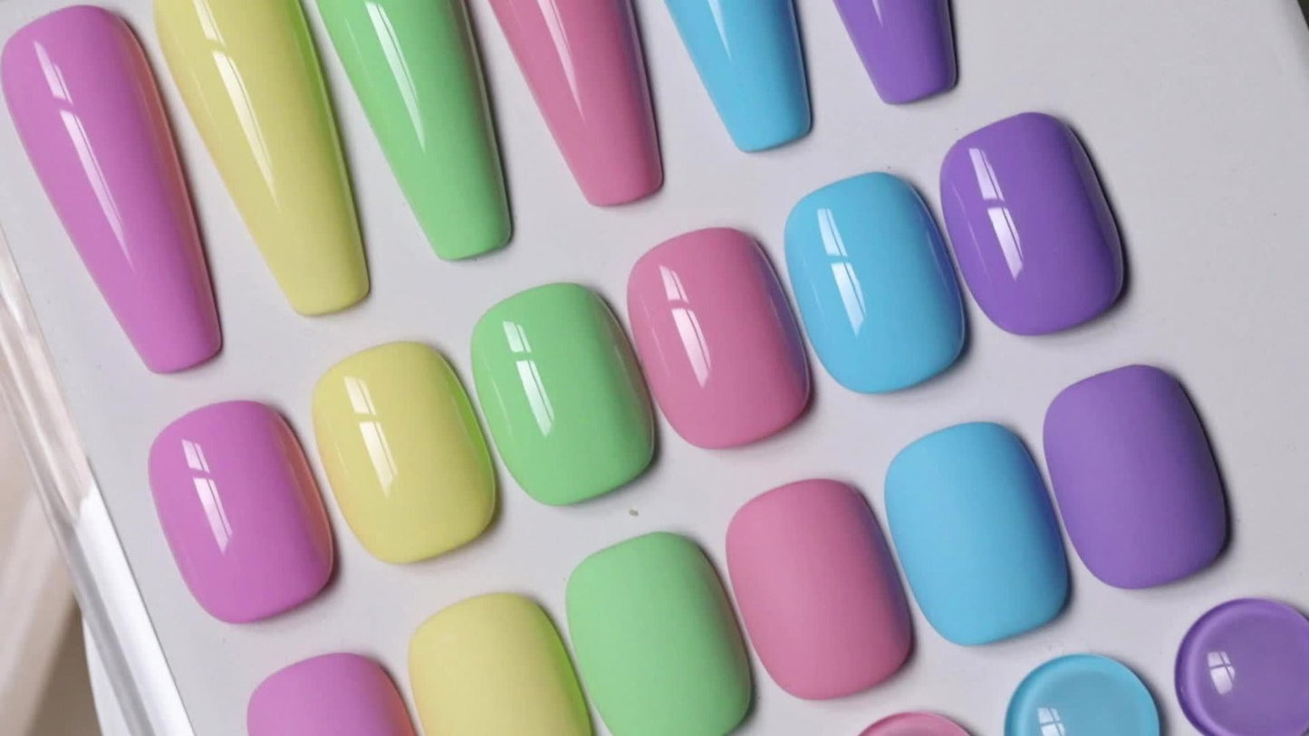 Gel Nail Polish Set with XEIJAYI Label, 6 Sweetheart Candy Gel Colors in Shades 118 to 123