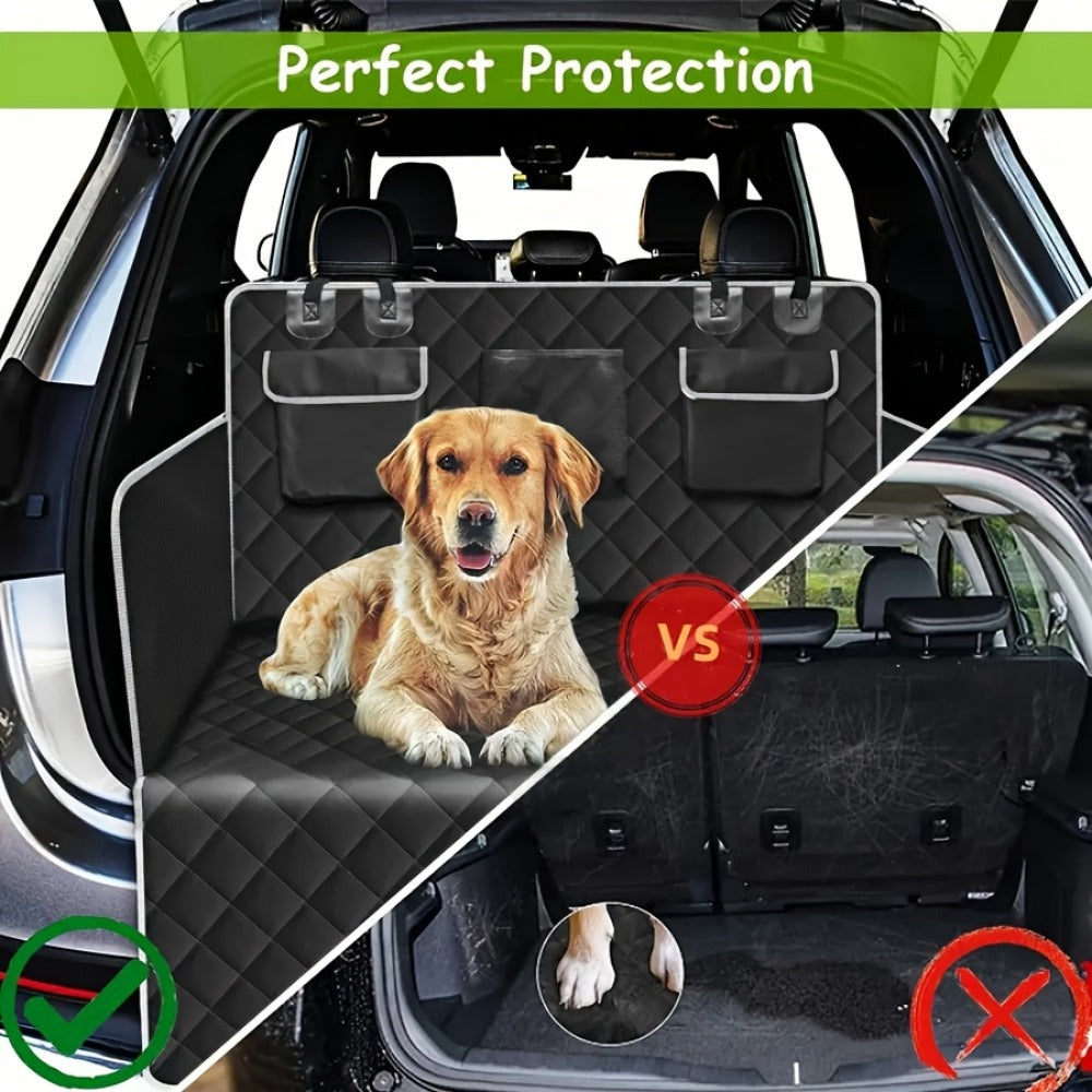 Car Trunk Mat with Storage Bag, Anti-Slip Pet Cargo Pad & Vehicle Trunk Protection Liner, Waterproof Non-Slip Bottom