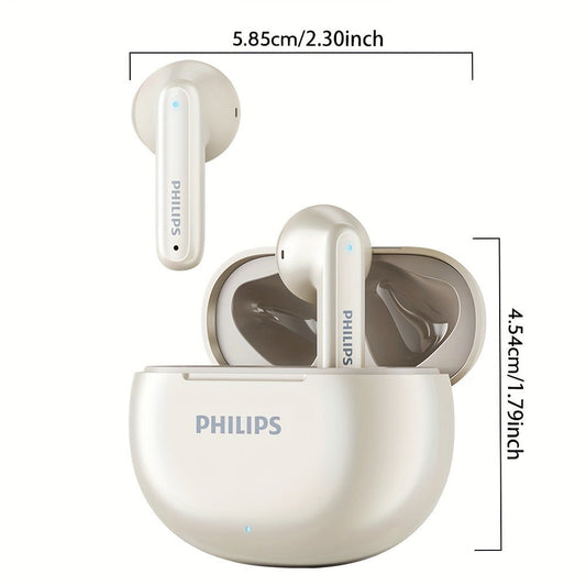Bluetooth 5.4 Semi-Open Earbuds True Wireless TWS Charging Case Noise Cancelling Mic 20H Playtime for an Everyday Personal Care Routine