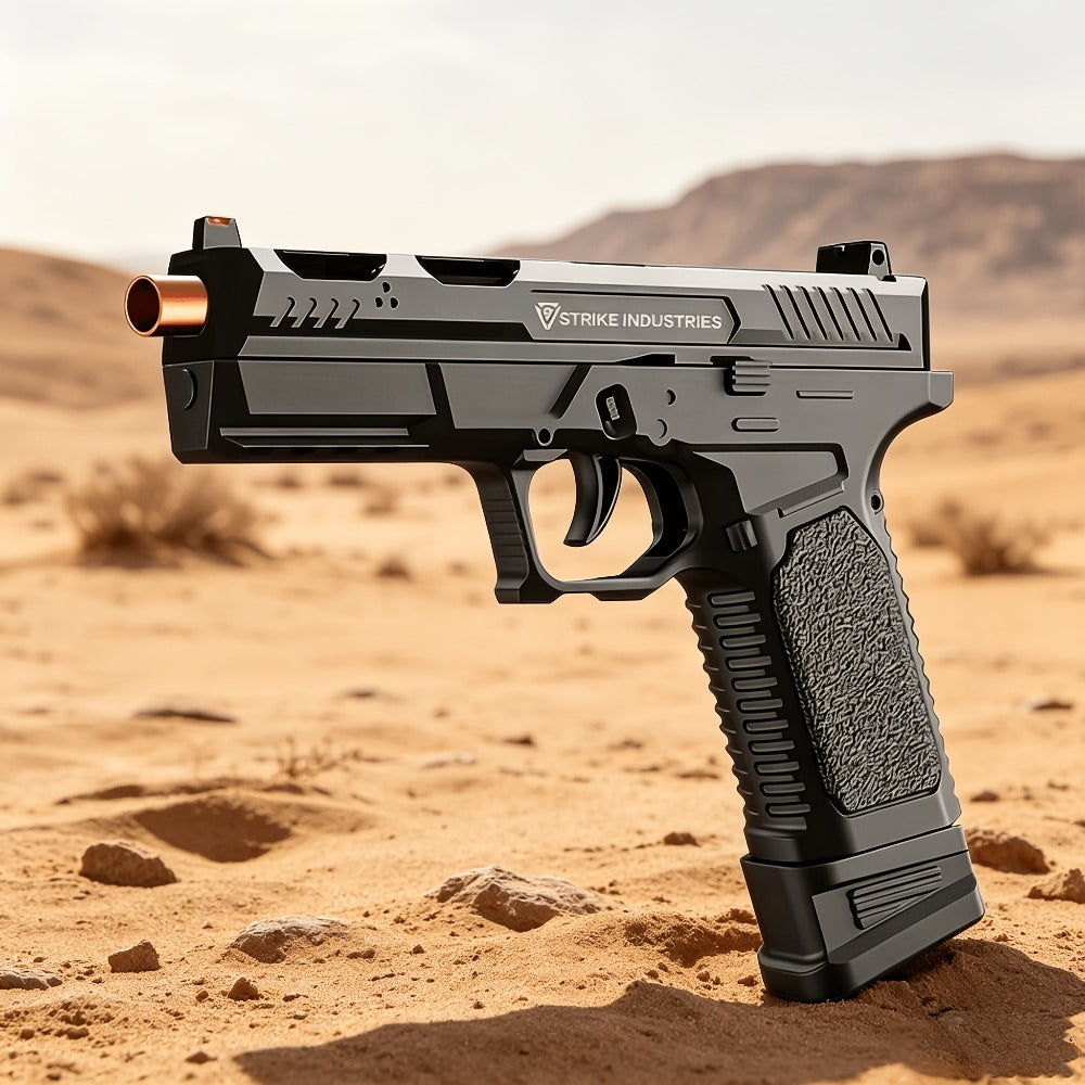 G17 Bullet Toy Gun for Boys, Rapid Fire Foam Dart Blaster Pistol, Realistic Textured Grip, Outdoor Shooting Game Toy