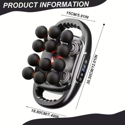 Handheld Massage Gun with Multiple Heads for Home or Salon Spa Use, with the Listed Configuration
