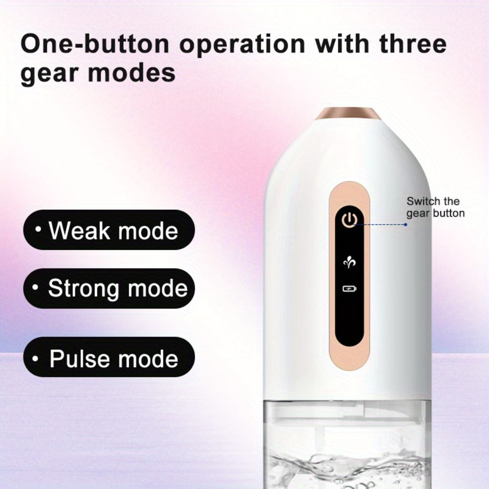 Electric Toothbrush Water Flosser Combo Set – 3 Modes USB Rechargeable Oral Care Kit with 4 Brush Heads & 4 Nozzles