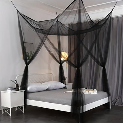 Bed Canopy Mosquito Net – Princess Canopy for Beds with Curtains, Sheer Bed Drapes for Indoor Outdoor Use
