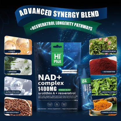 NAD+ 1400mg Liposomal Energy Bar with Niacinamide Ribofuronate & Resveratrol - Cellular for Bath Time, Home Spa and Personal Care