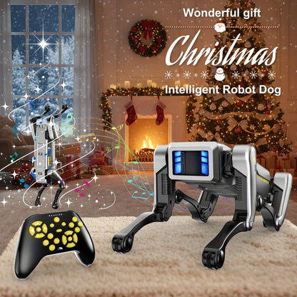 Robot Dog Toy with AI Voice Control & RC Remote, 2.4GHz 99Ft Range, App Programming, Dancing & Storytelling