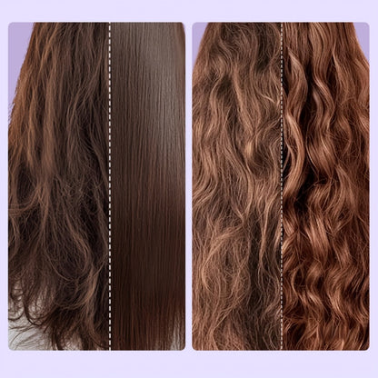 Onion, Biotin and Rosemary-Labeled Shampoo and Conditioner Set in Purple Pump Bottles with Jojoba Oil Wording