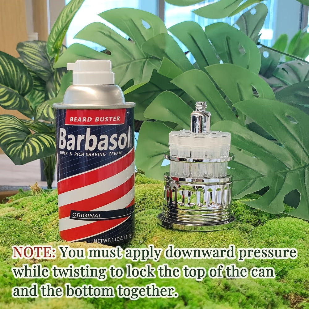 Dinosaur DNA Cryo Canister with Pop-Up Test Tube Rack - 10 DNA Sample Tubes, Movie Prop Replica