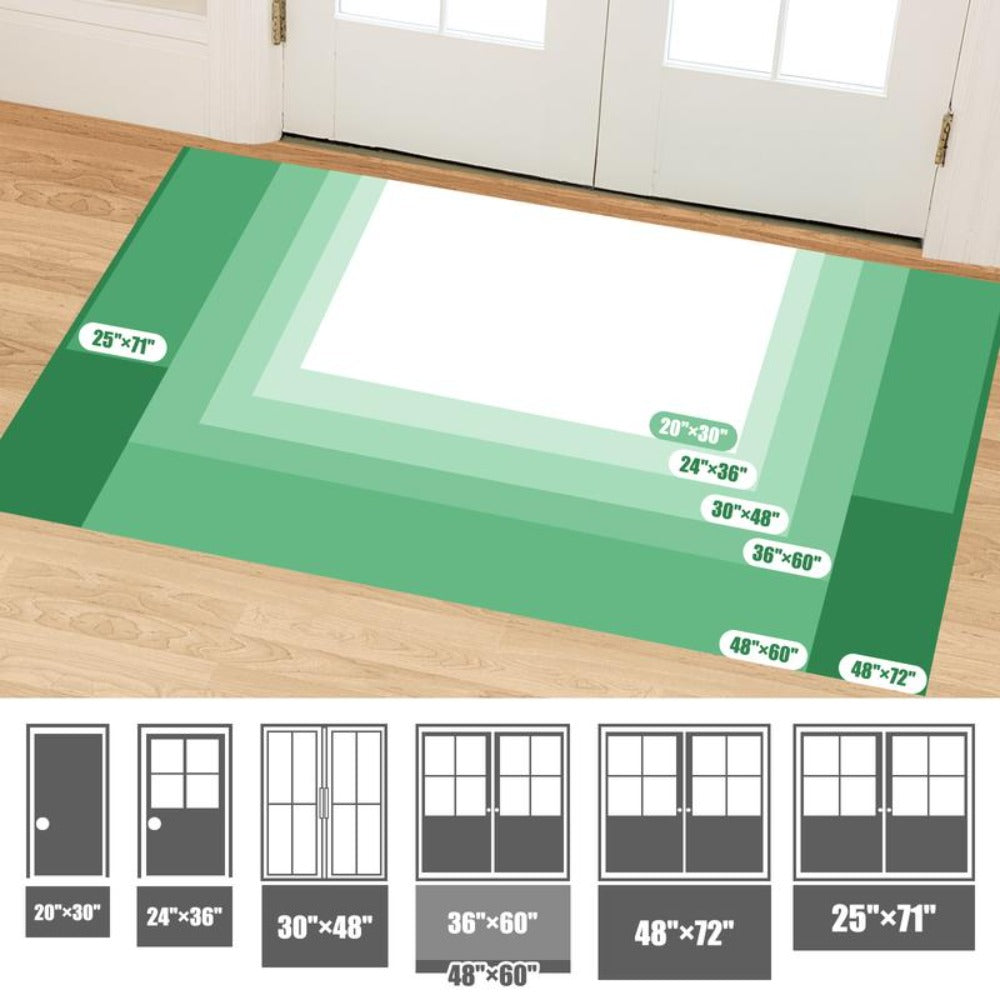 Chenille Doormat Absorbent Non-Slip Washable Indoor Outdoor Mat – Soft Shaggy Entryway Rug for Muddy Paws