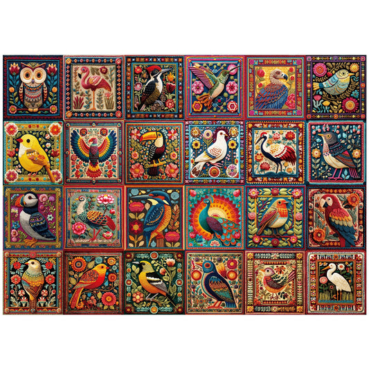 1000 Piece Jigsaw Puzzles for Adults 3 Pack – Sunset Lighthouse, Bird Crochet & Moroccan Pottery Set, Precision-Cut Brain Teaser Family