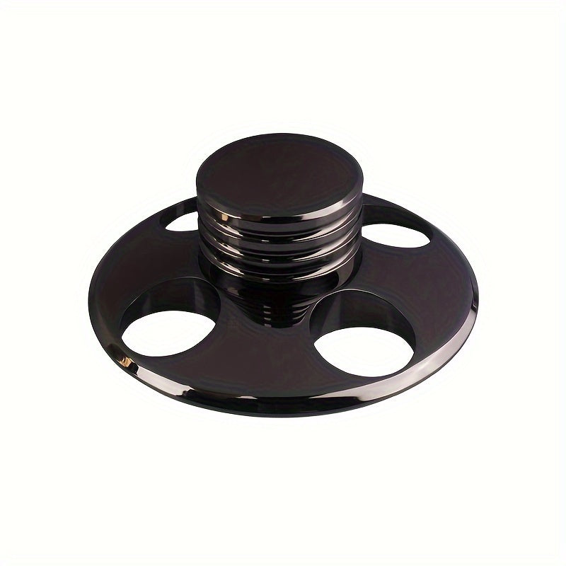 Vinyl Record Weight Stabilizer LP Clamp for Turntables | Metal Disc Stabilizer, Reduces Vibration & Noise, Polished Stainless Steel