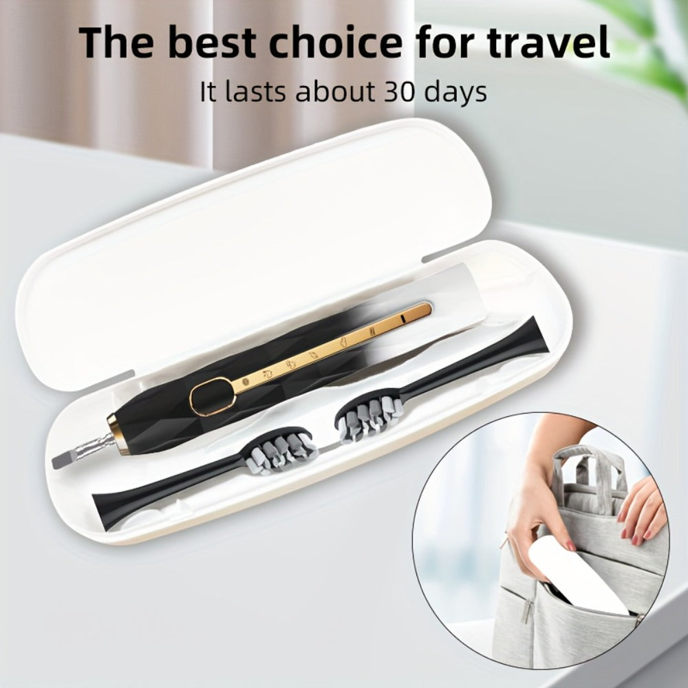 Electric Toothbrush Set with IPX8 Rating, 10 Brush Heads, Travel Case, Holder and Five Color Bundles