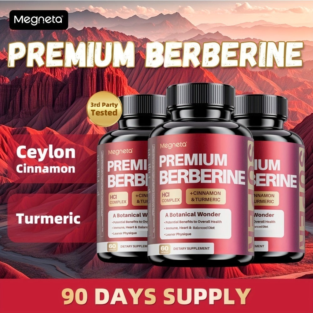 Thermogenic Fat Burner Capsules with Berberine, White Kidney Bean, Safflower Oil & Acetyl-L-Carnitine