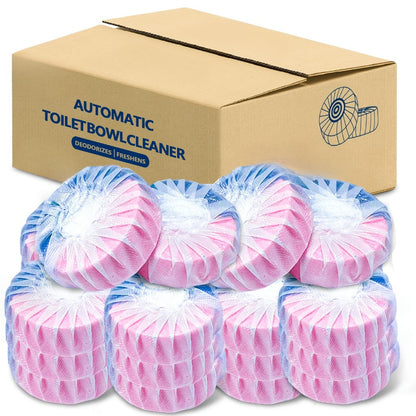 Mesh-Wrapped Toilet Bowl Cleaner Tablets in Blue, Pink or Three-Color 20- and 40-Pack Checkout Options