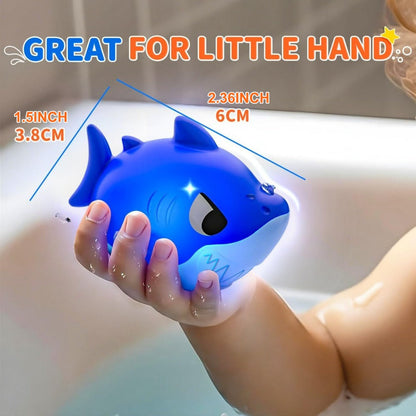 Light-Up Ocean Animal Bath Toy Sets with Random 6, 8 or 10-Piece Checkout Assortments Pictured