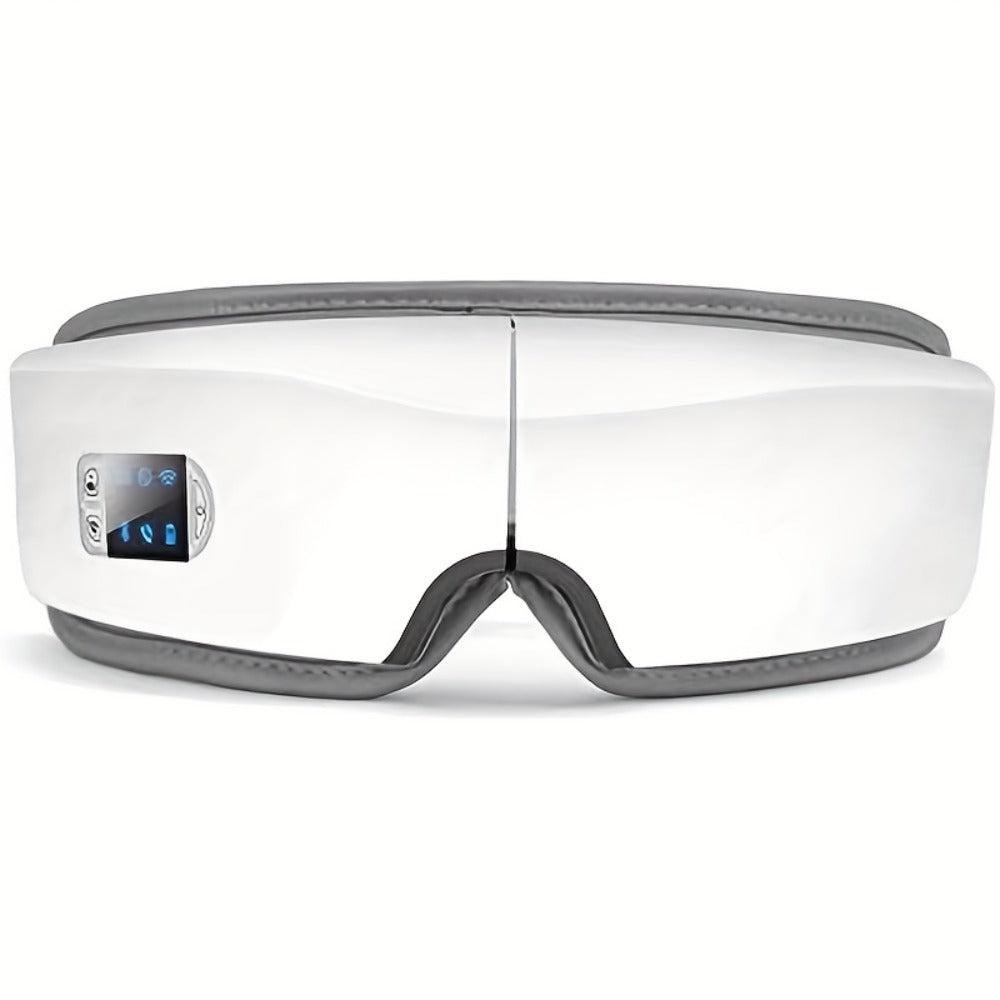 Eye Massager with Heat - 4D Intelligent Portable Eye Mask Massager with Pneumatic Compression, Vibration