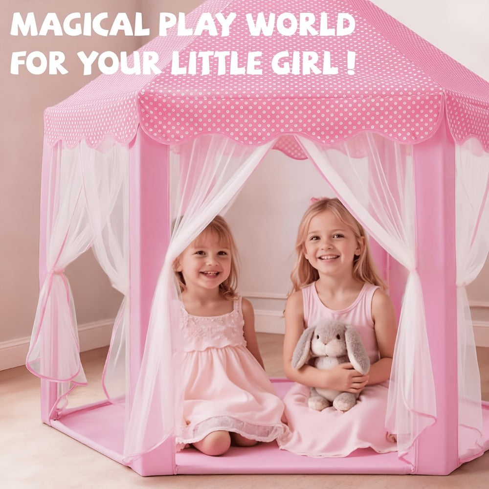 Princess Castle Play Tent for Girls Kids Indoor Outdoor Playhouse Large Toy with the Listed Color, Size or Set Options for Everyday Use