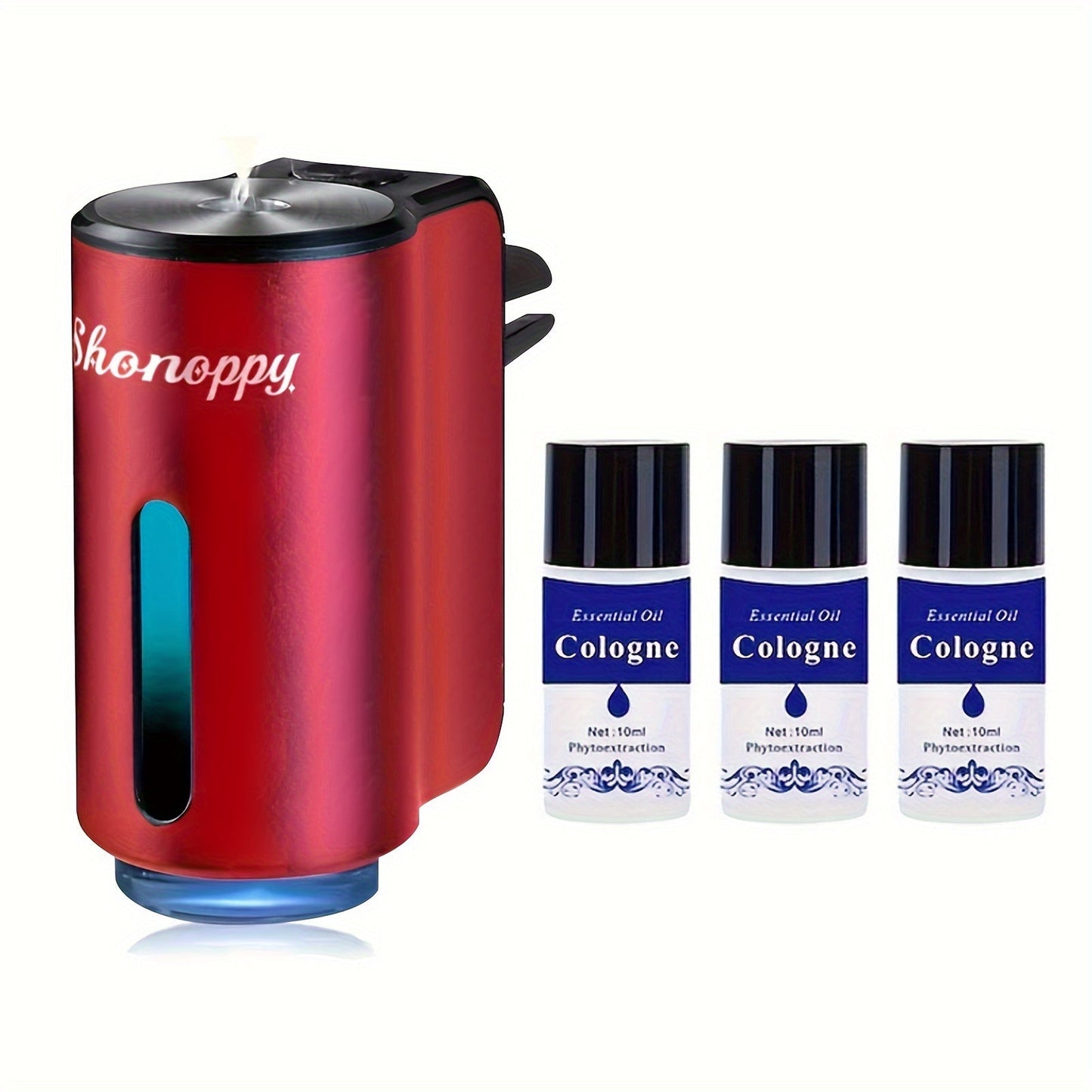 Car Air Freshener Diffuser USB Aromatherapy Humidifier with 3 6 10 Bottles Essential Oils for Entryways, Bedrooms and Living Spaces
