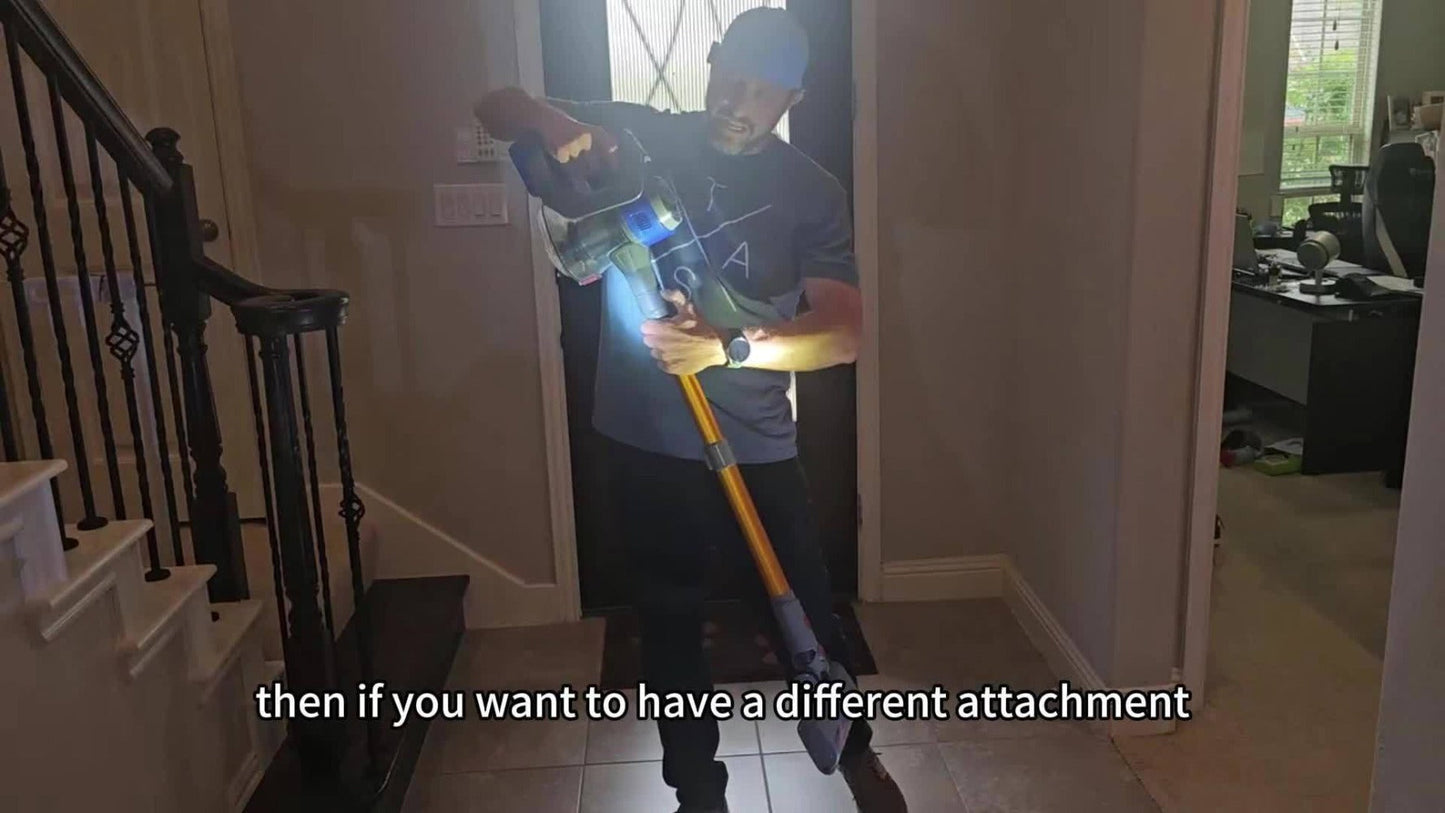 Stick Vacuum Cleaner 70Kpa MAX Suction Cordless & Corded 8-in-1 Handheld Vacuum for Hard Floors, Carpets & Pet Hair